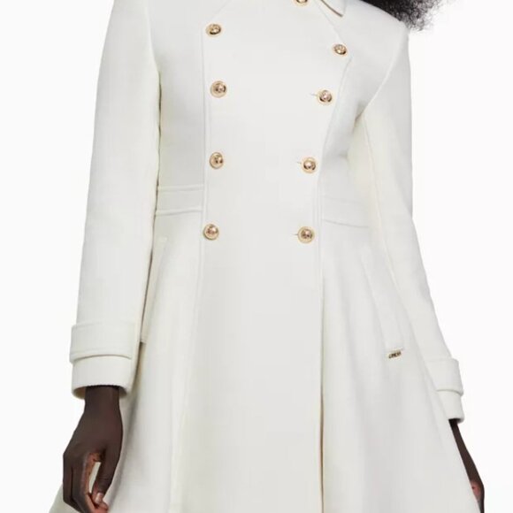 GUESS Elegant High-End Cream White - Coat - size S - NEW - Picture 13 of 16